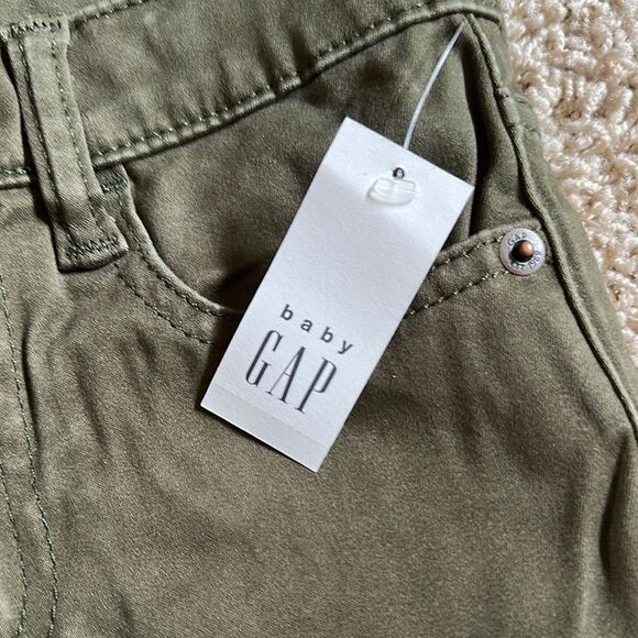 GAP Green Straight Leg Jeans Casual Cotton - Picture 2 of 7